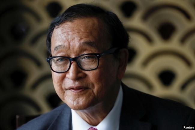 Nhân vật đối lập Campuchia Sam Rainsy