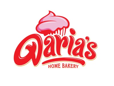 Typography bakery logo
