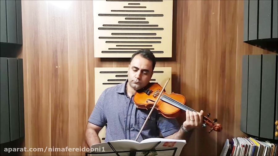 فیلم آموزش ویولن گلچین آهنگ ها جان مریم ایمان ملکی