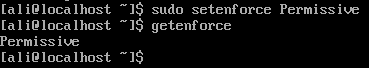 SELinux genenforce command