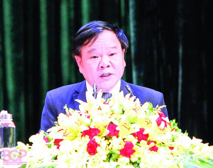 Chủ tịch HNB Bắc Giang Trịnh Văn Ánh.(Ảnh: Nguyên An)