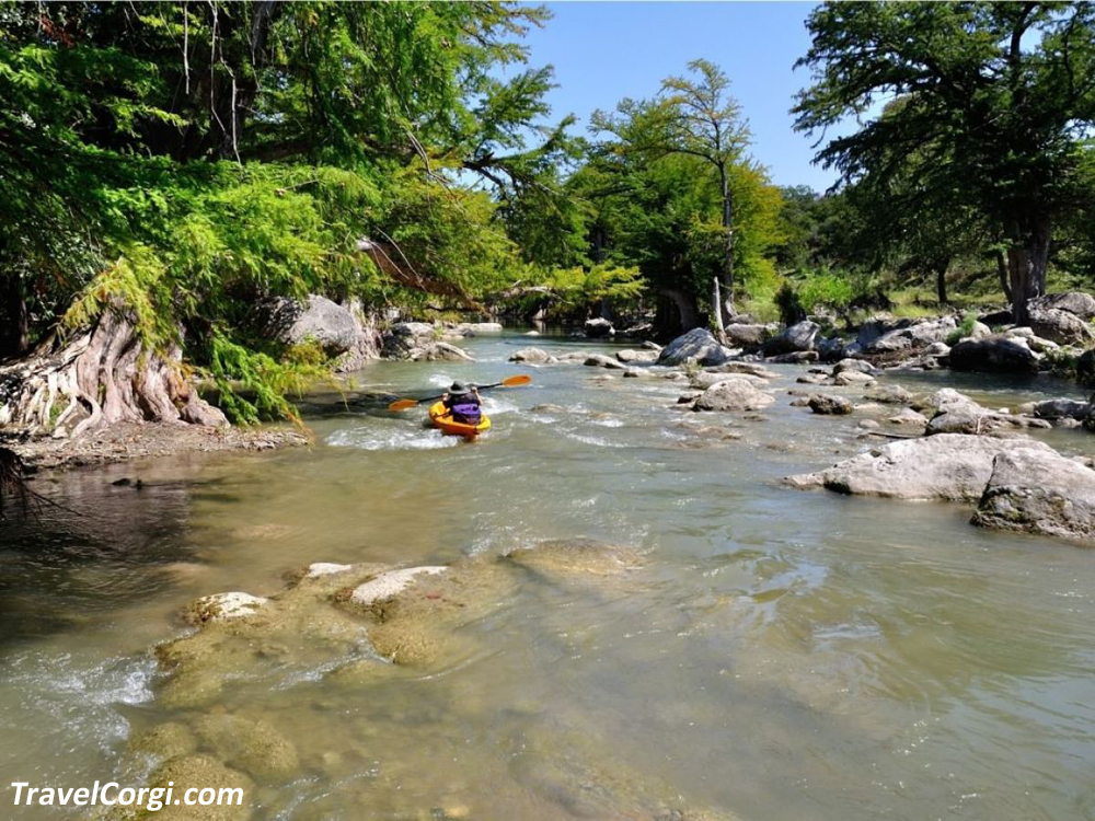 Kayaking On The Guadalupe River