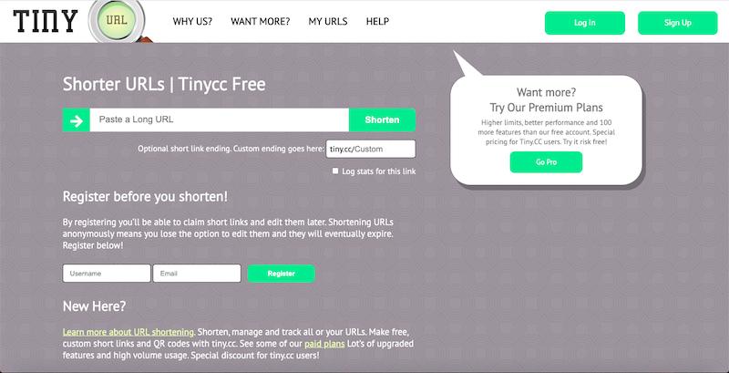 TinyCC - Best URL and link shorteners