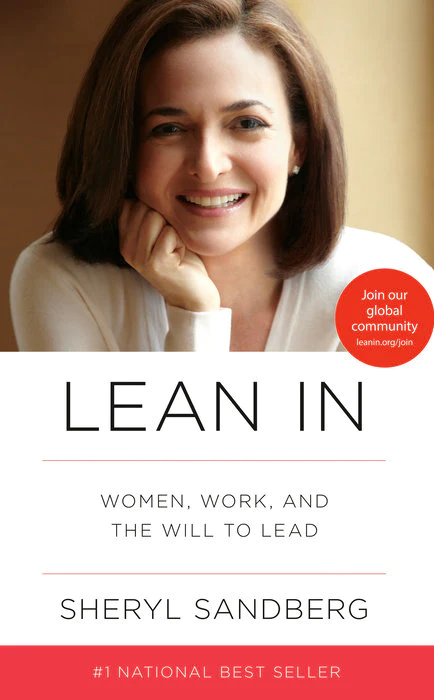 Lean In by Sheryl Sandberg book cover