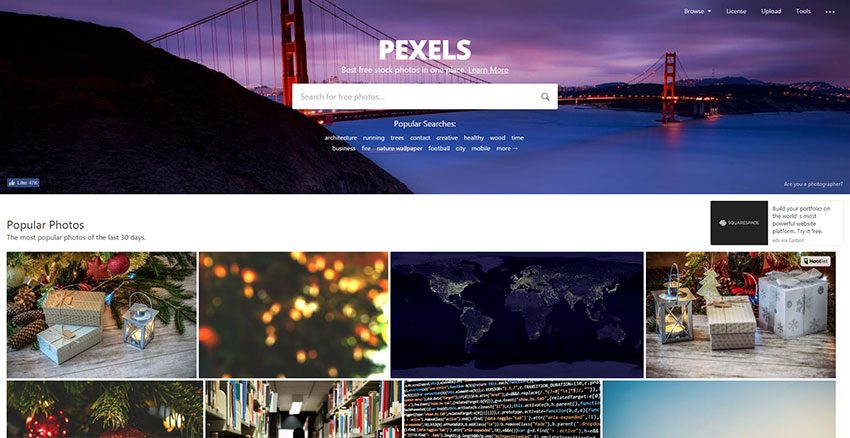 Pexels - Excelentísimo banco de imágenes gratuito