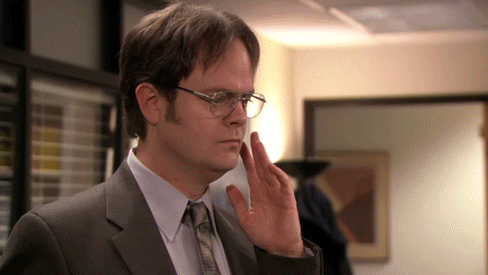 Dwight from The Office nodding while holding his hand to his face saying "It's true."