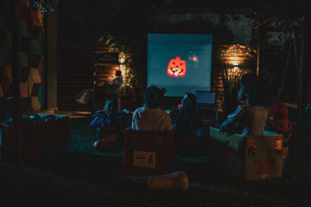 Outside Movie Halloween