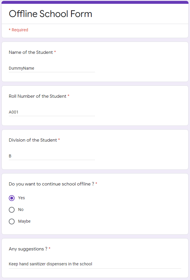 How To Create A Prefilled Google Form From A Google Sheet