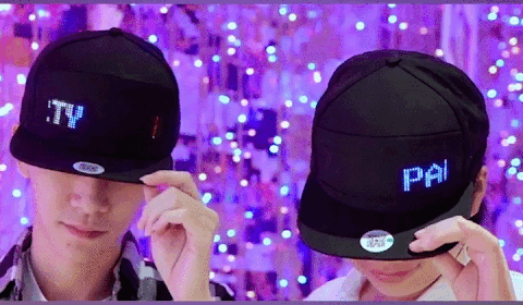 LED Message DIY Hat