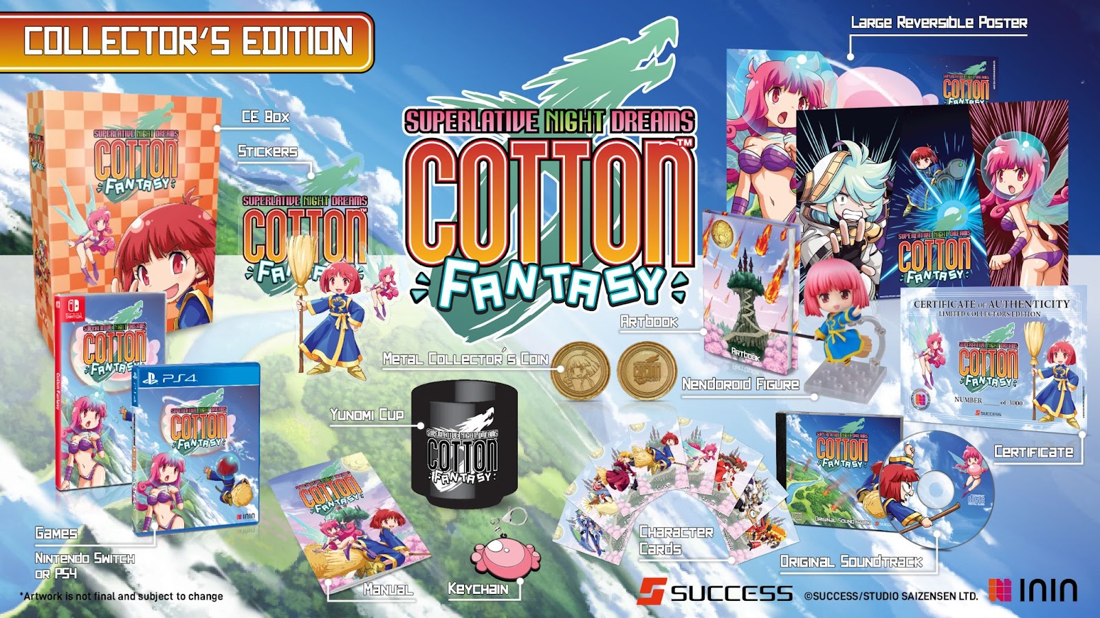 Collector's edition contents