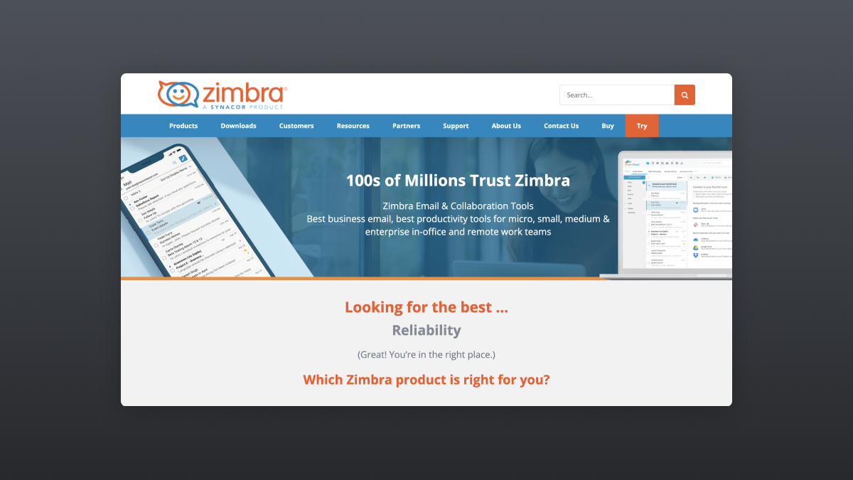 Best open-source: Zimbra