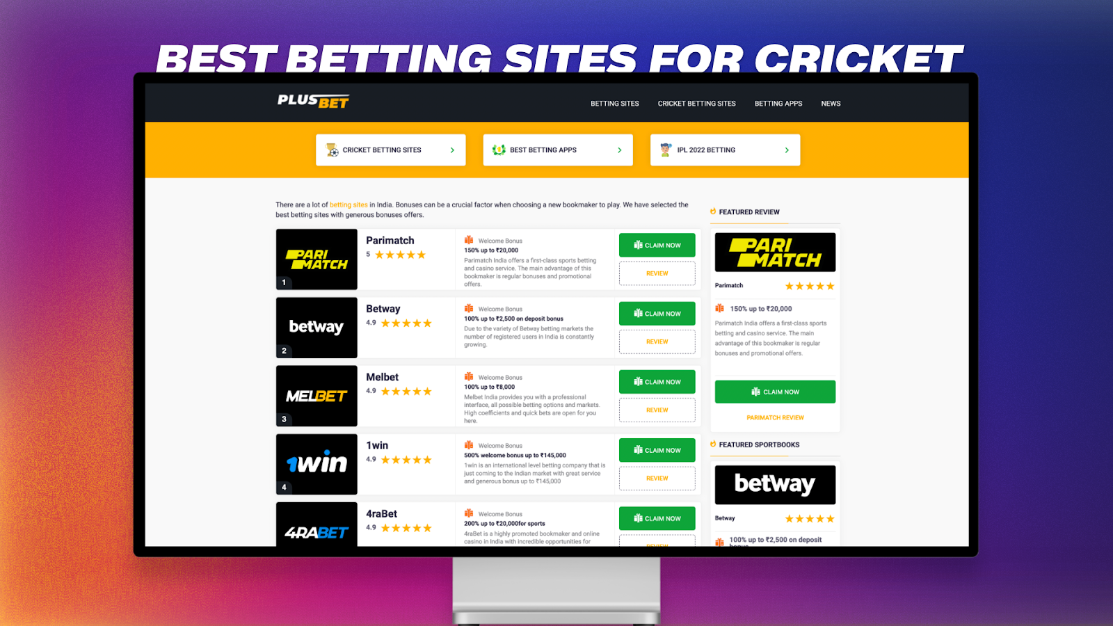 best cricket betting sites