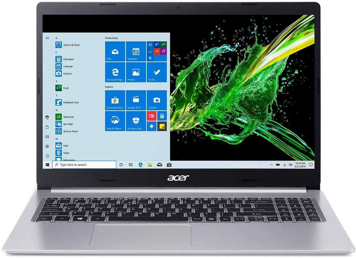 Acer aspire 5 laptop for writers