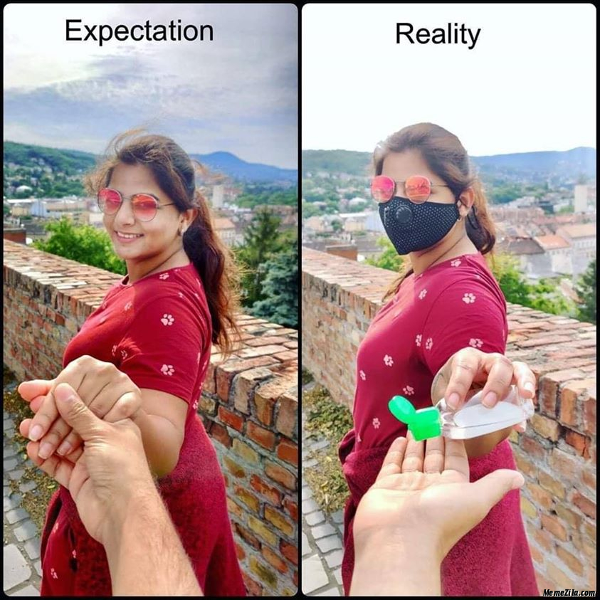 Expectations vs. reality for 2021 in memes.