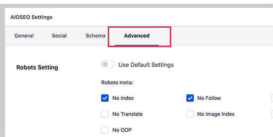 Removendo uma postagem ou página do sitemap XML usando robots.txt
