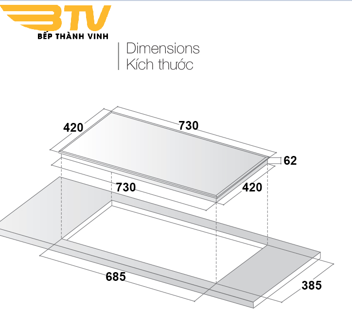 Bếp Từ Kocher DI-801GE IPLUS