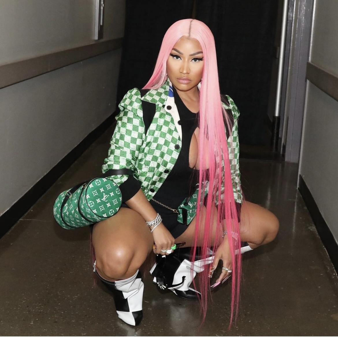 Nicki Minaj Wore Louis Vuitton @ Instagram