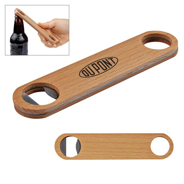 a wooden can opener