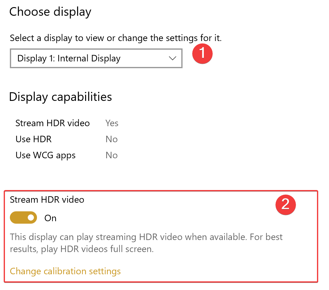 display settings screenshot
