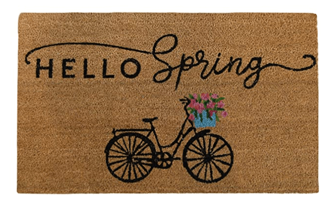 hello spring doormat