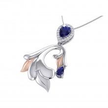 buy best sapphire pendant at jewelebrate