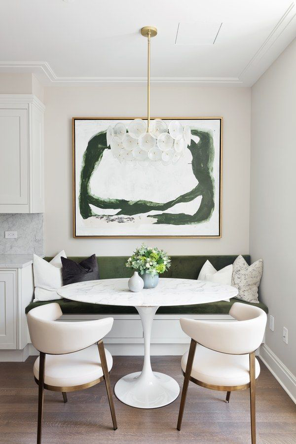 Elegant Breakfast Nook Table and Chairs  