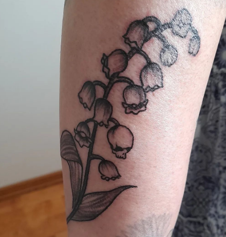 Evil Lily Of The Valley Tattoo