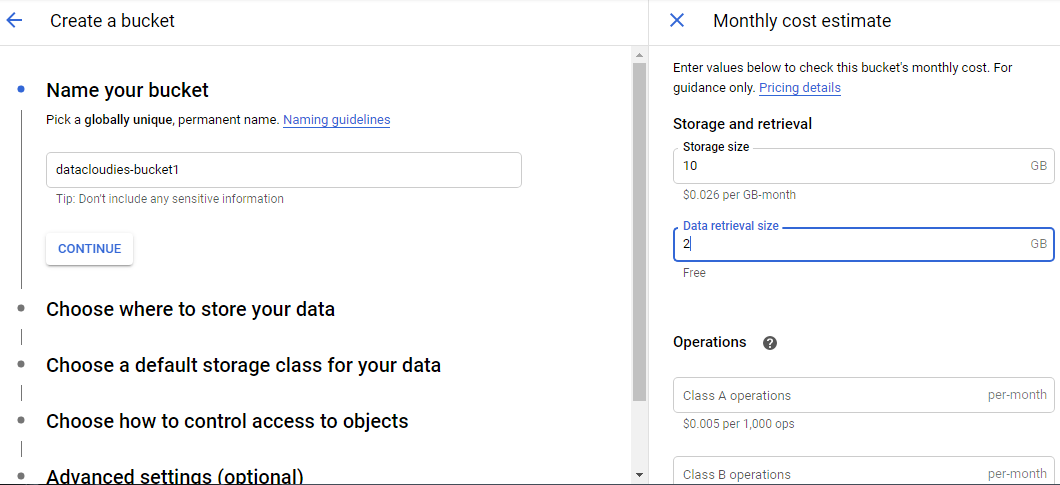 gcp storage bucket