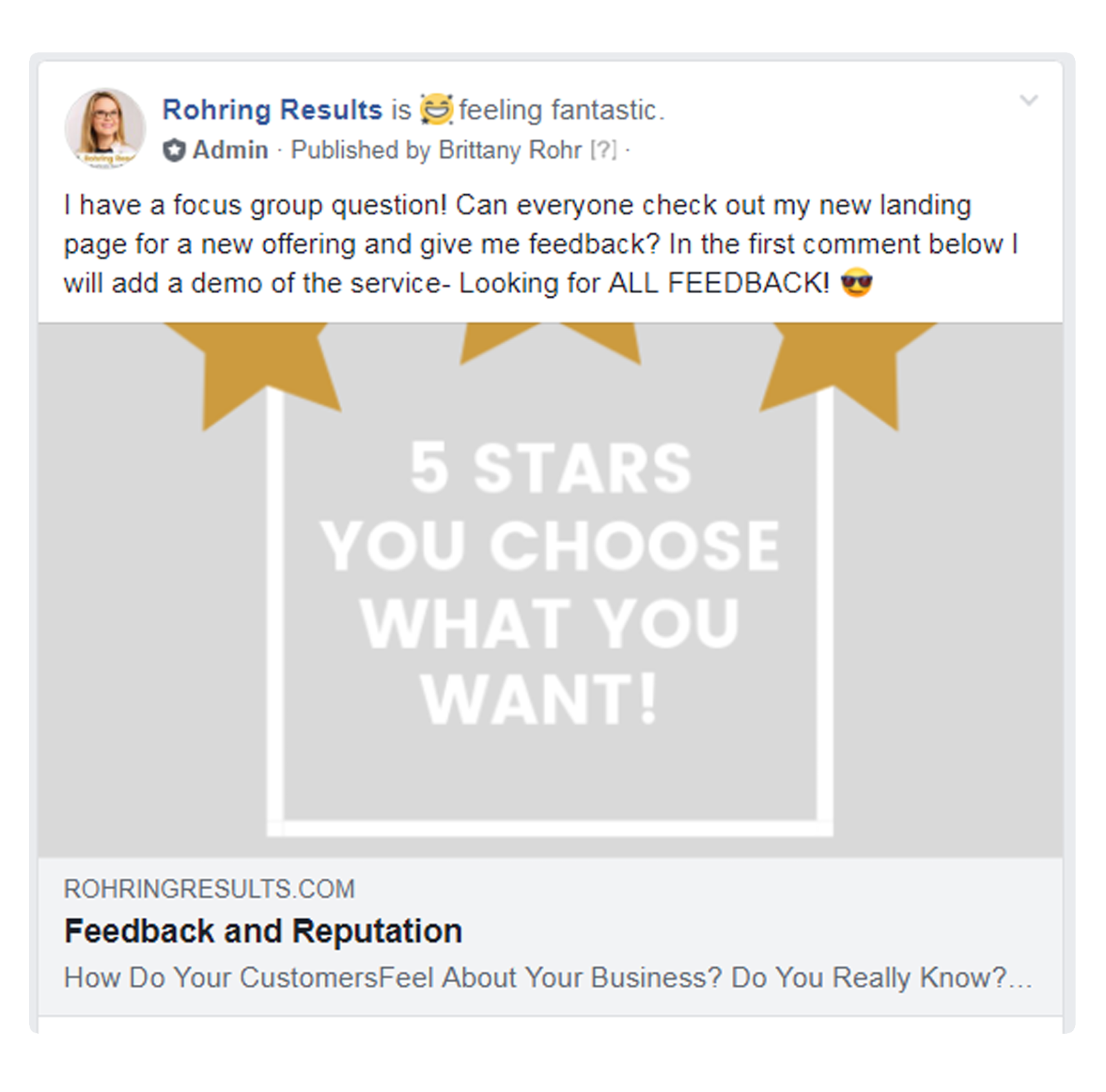 Facebook groups to grow your engagement with Brittany Rohr