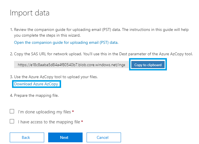 Import PST to Office 365 Archive Mailbox