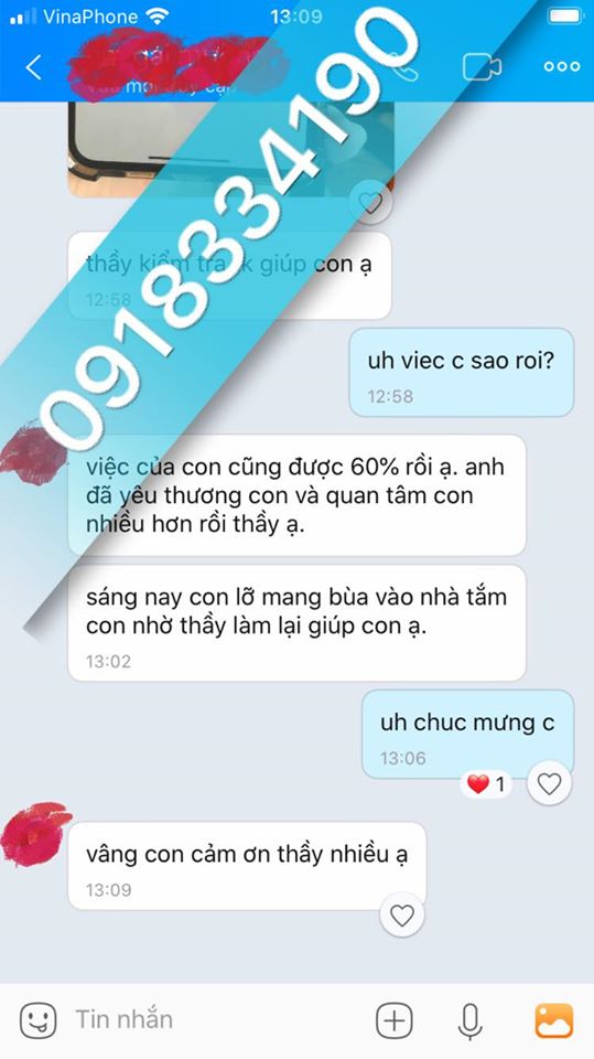 bùa yêu giữ vợ