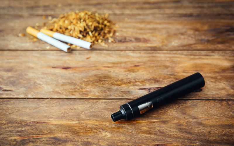 E-cigarette imitate the action and habits of smoking