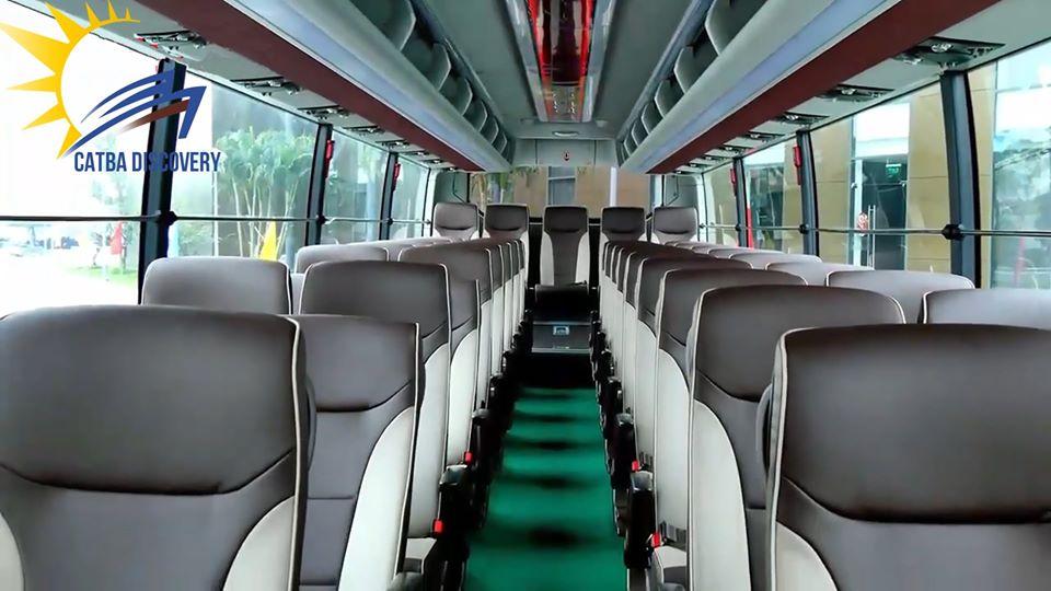Nội thất xe Cát Bà Discovery đi Cát Bà