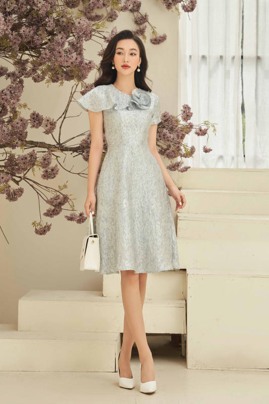 mẫu váy đẹp công sở