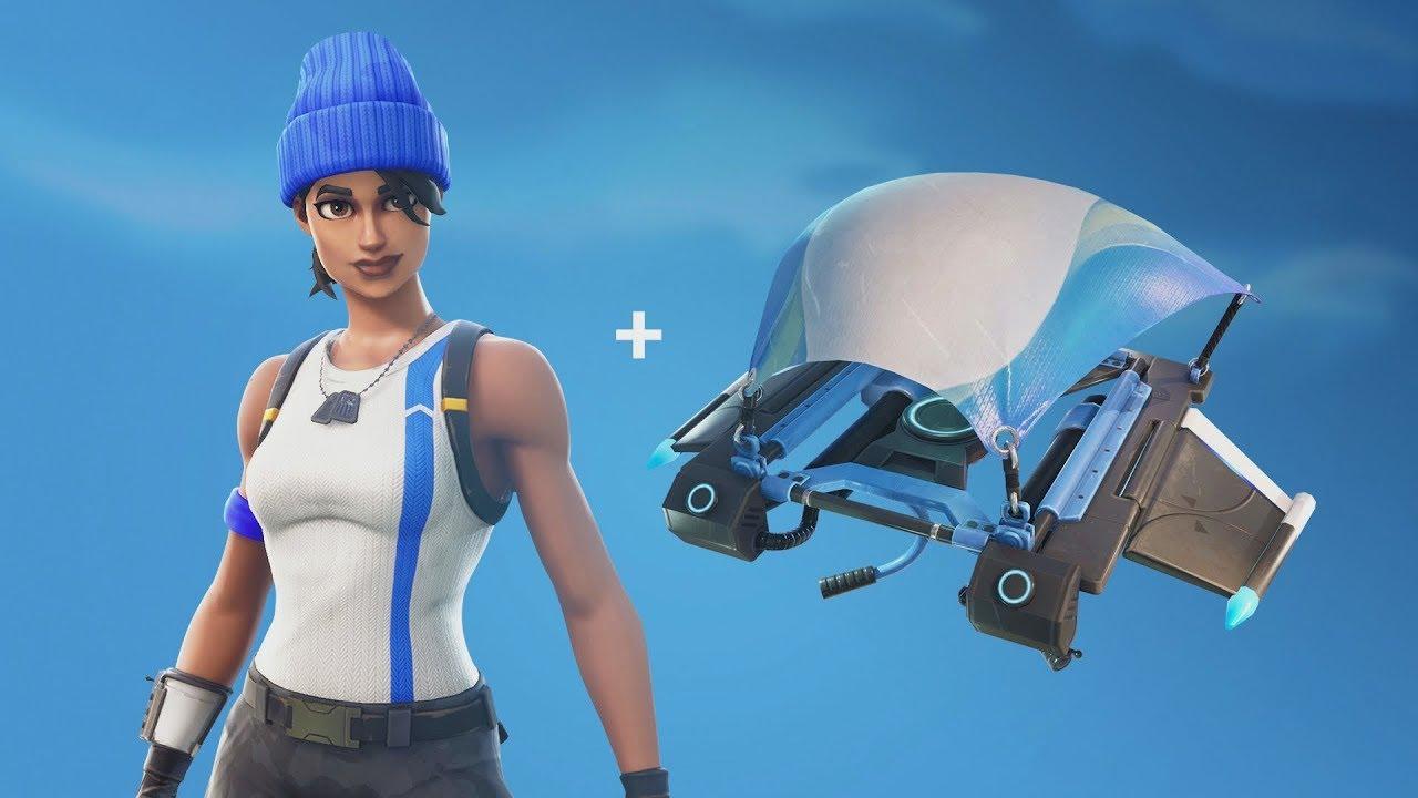 Free fortnite skin Blue Team leader