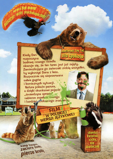 Tył ulotki filmu 'Zemsta Futrzaków'