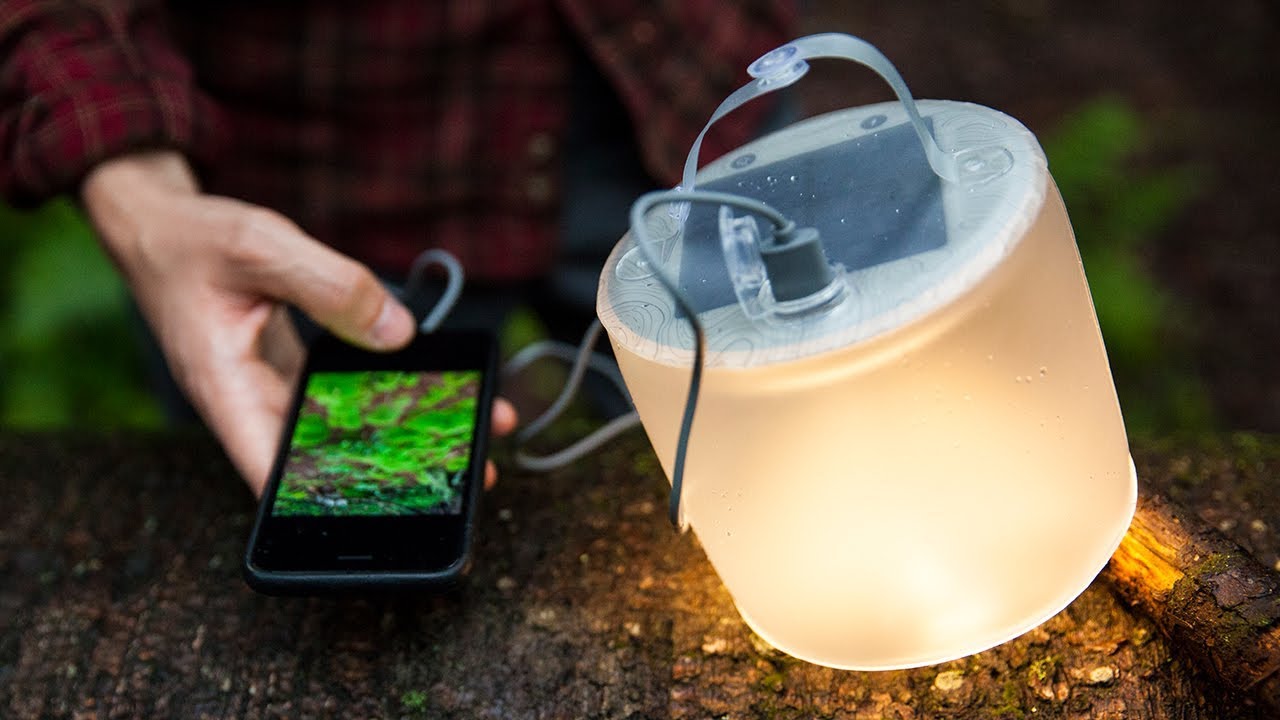 Luci by MPOWERED - Inflatable Solar Lantern - YouTube