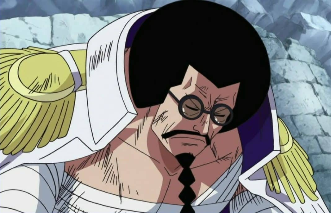 Sengoku in One Piece.