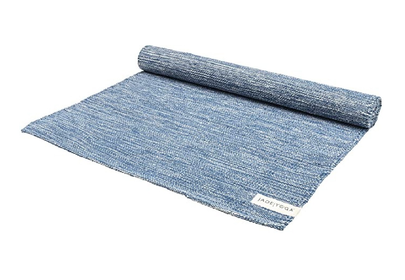 JadeYoga Organic Cotton Mysore Yoga Rug