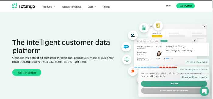 best Customer Data Platforms; Totango