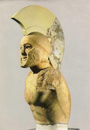 Arquivo: Helmed Hoplite Sparta.JPG