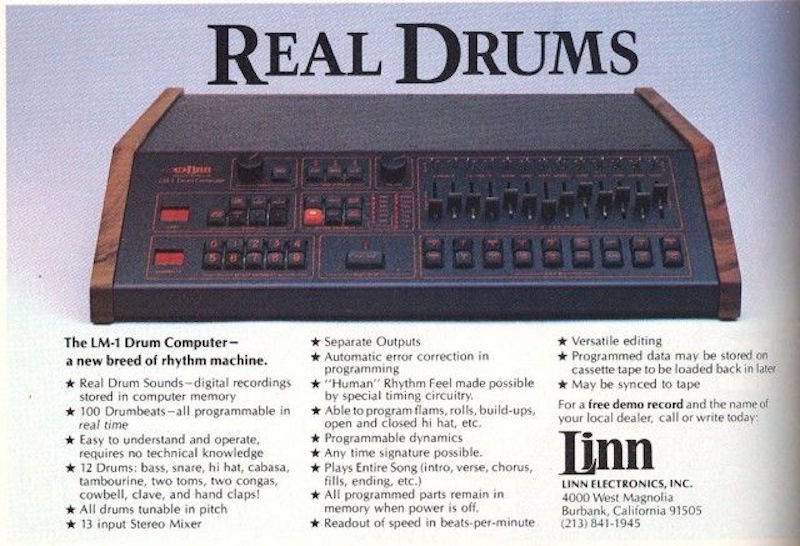 Real Drums - Linndrum - El Blog de Música