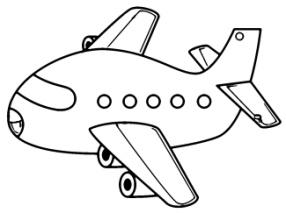 Desenhos de avião para imprimir e colorir - Pop Lembrancinhas