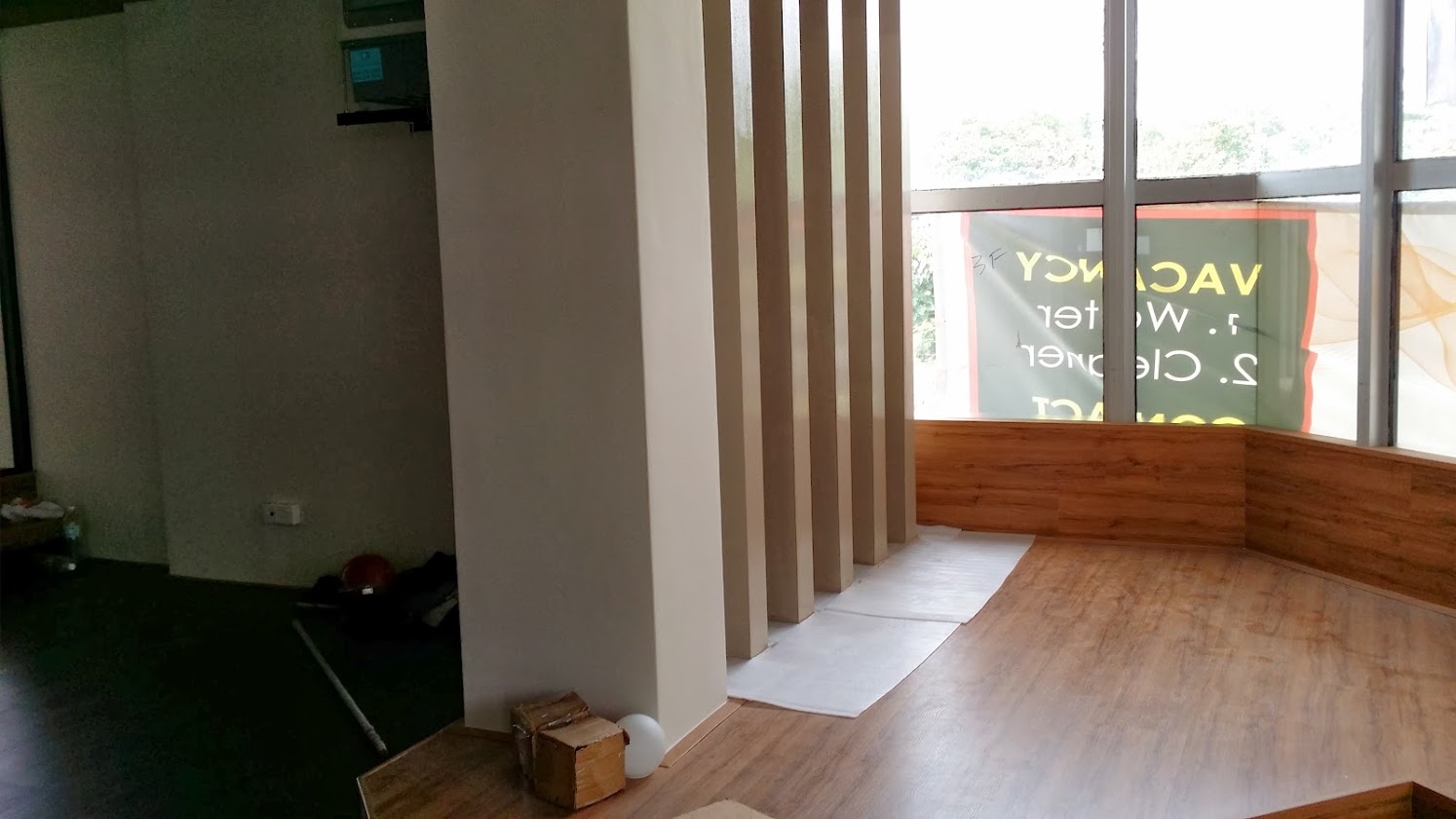 wooden column