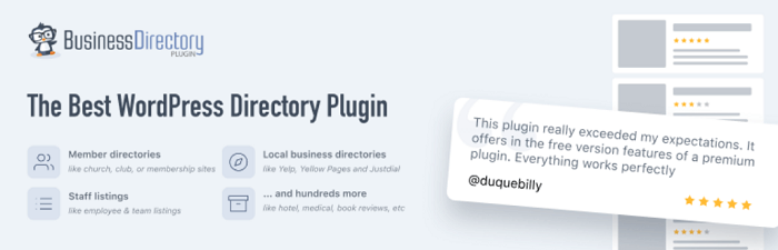 Business Directory Plugin is the best team plugin WordPress