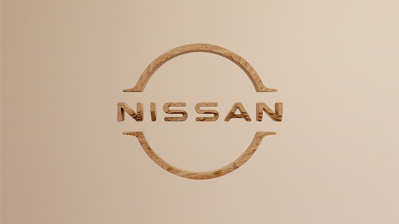 3d design 3d motion 3d textures animation  branding  CGI design logo motion design Nissan