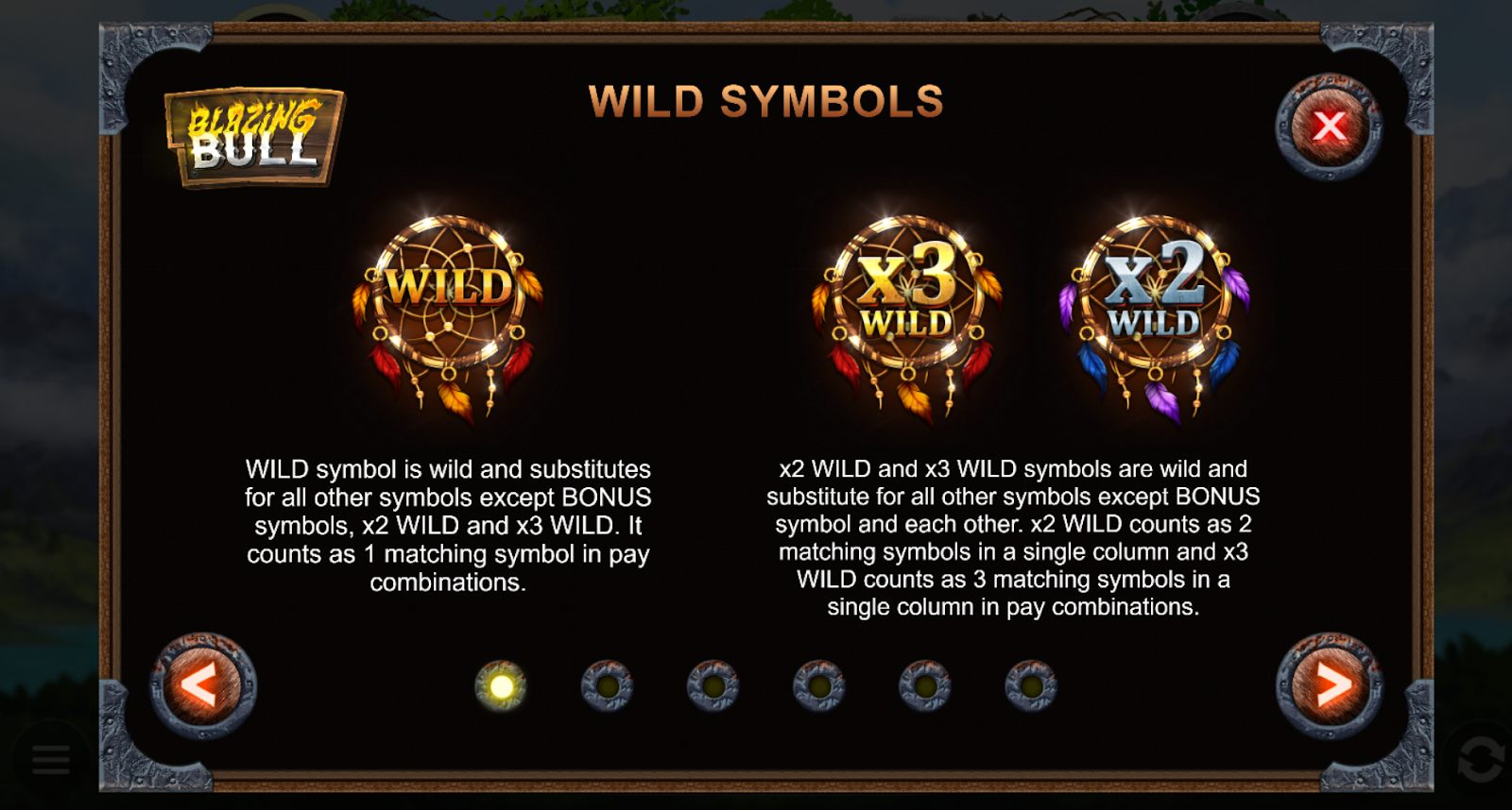 Blazing Bull is a video slot game that has some wild symbols 