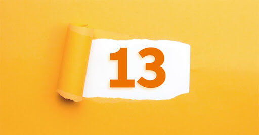 Ý nghĩa con số 13 theo quan niệm dân gian
