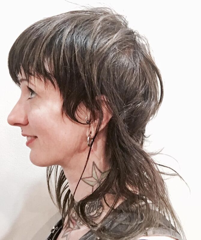 Trendy mullet haircut - are you ready for a bold change?  28