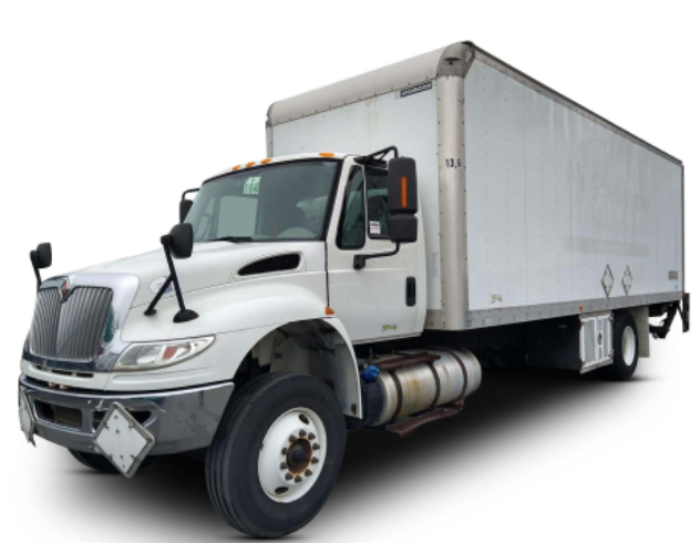 an image of a medium sized truck